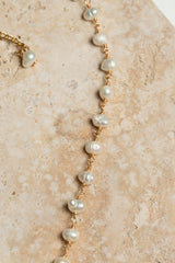 Collier en perles d'eau douce