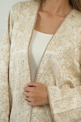 Veste brocard beige