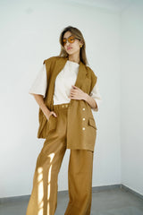 NALA - Ensemble tailleur assorti - Camel