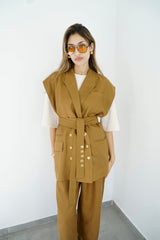 NALA - Ensemble tailleur assorti - Camel