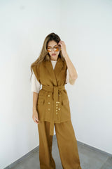 NALA - Ensemble tailleur assorti - Camel