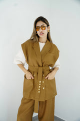 NALA - Ensemble tailleur assorti - Camel