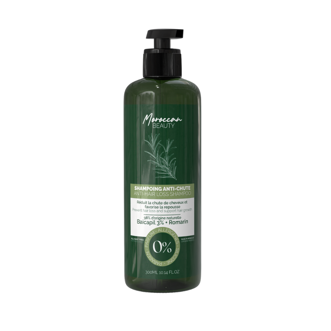Shampoing Naturel Anti-Chute & Repousse - Baicapil 3% + Romarin | 300ml