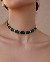 Choker Agate Verte