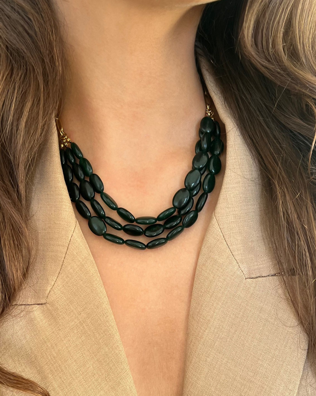 Collier Agate 3 en 1