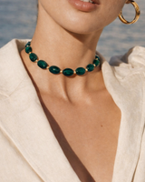 Choker Agate Verte