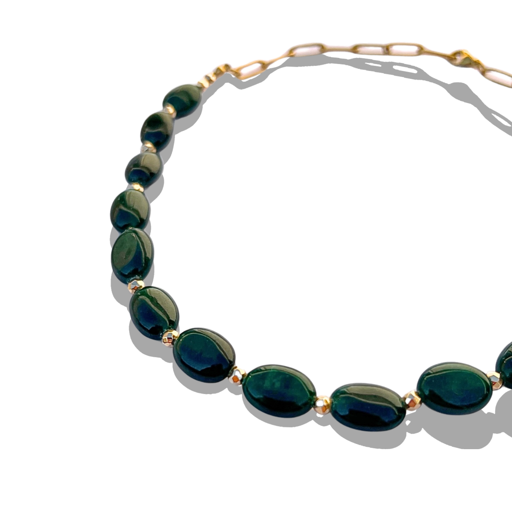 Choker Agate Verte