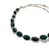 Choker Agate Verte