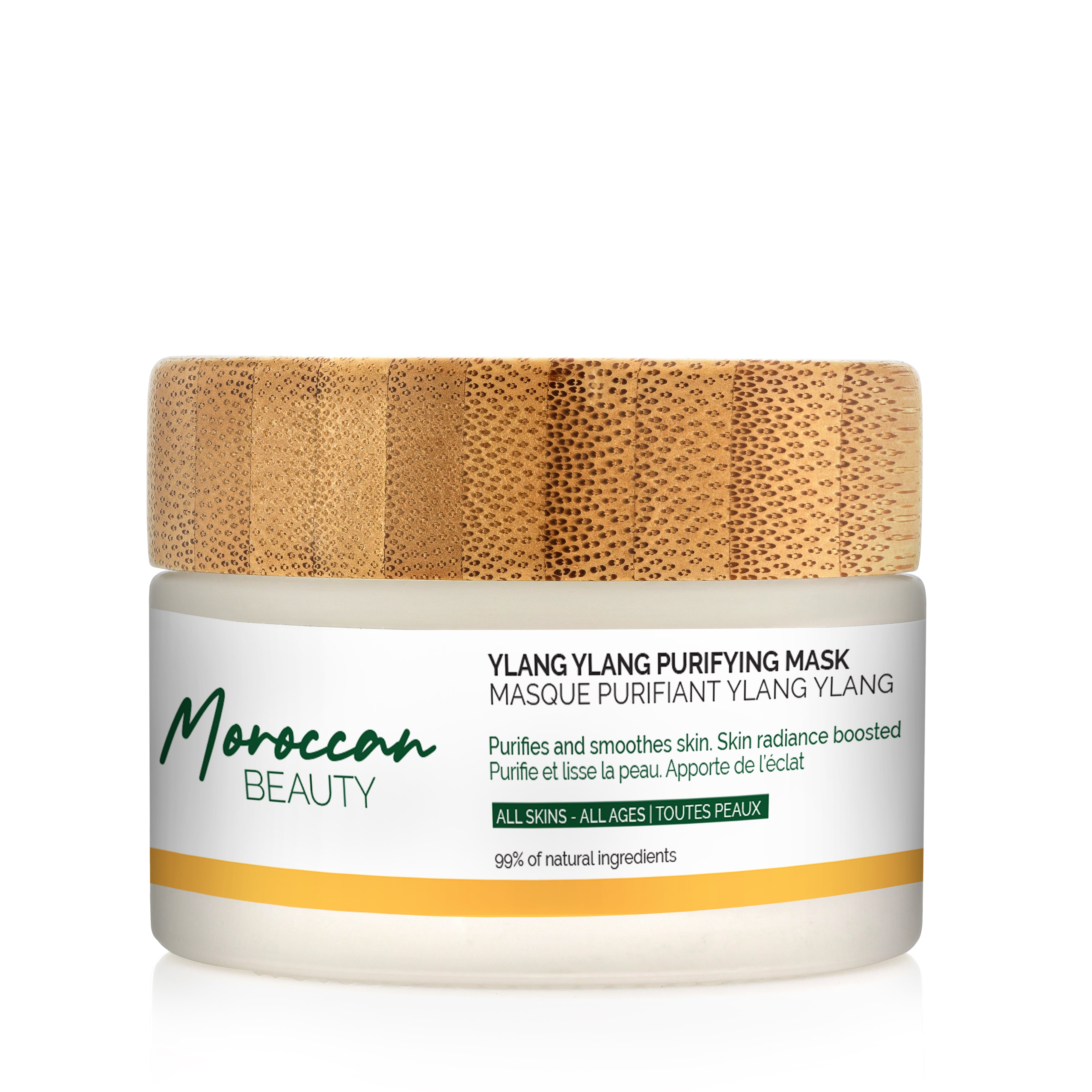 Masque purifiant Ylang Ylang - 99% naturel