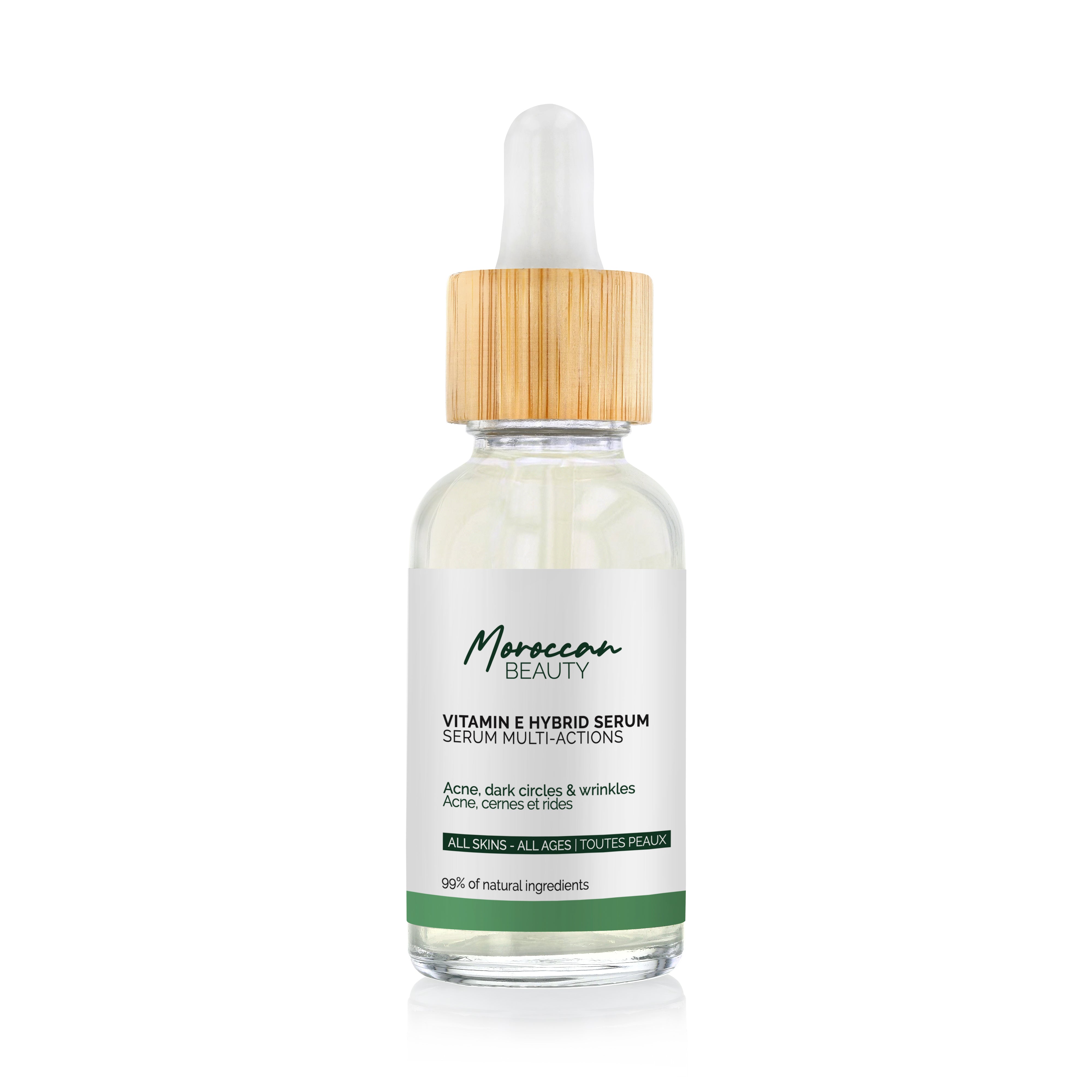 Sérum Vitamine E - ACNE, CERNES & RIDES