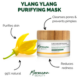 Masque purifiant Ylang Ylang - 99% naturel