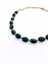 Choker Agate Verte