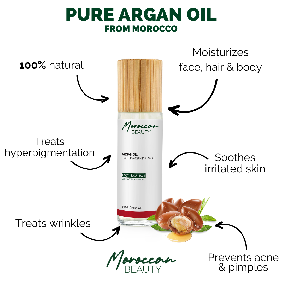 Huile d'Argan du Maroc - 100% naturel