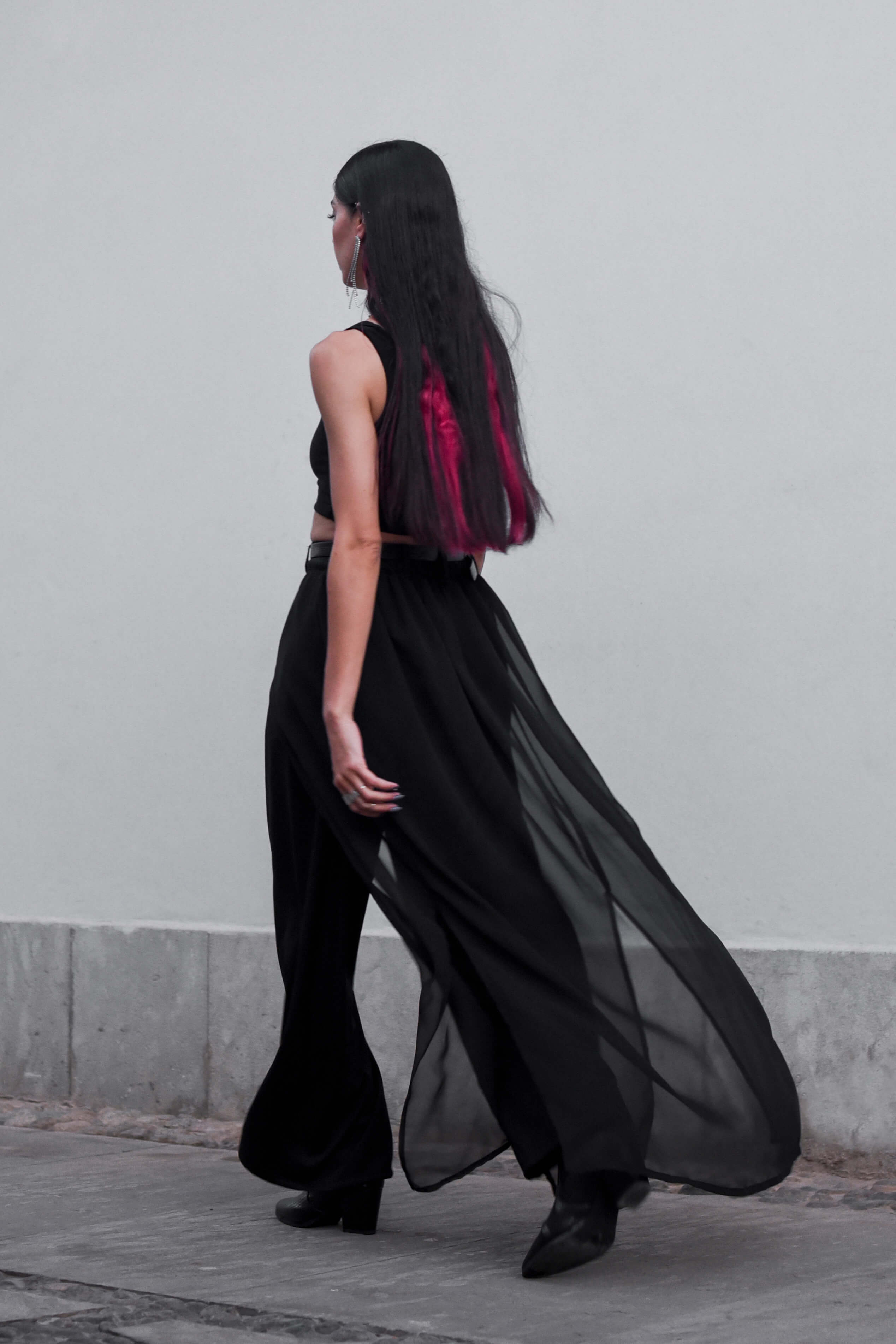 Black Gabardine Pants
