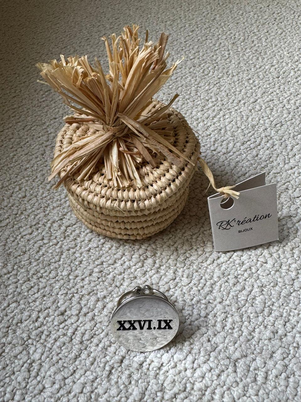 Personalized Arabic Letter Ring