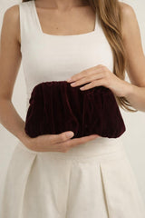 Pochette en velours