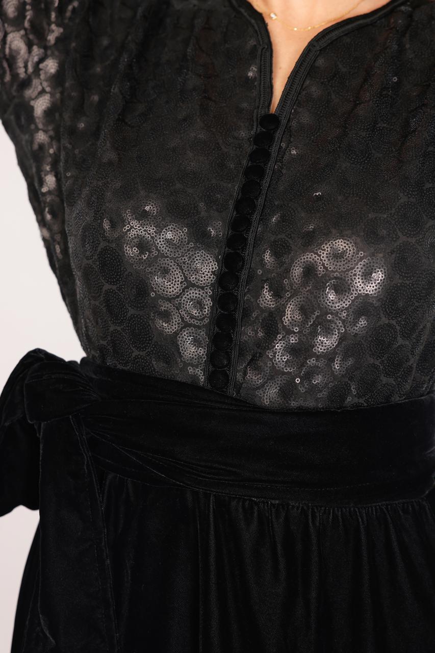 Caftan Robe Nuit Étoilée
