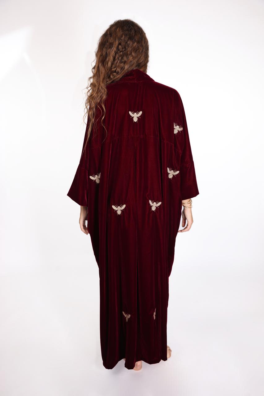 Gandoura Abeille Bordeaux