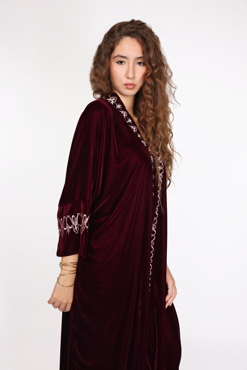 Gandoura Éclat Bordeaux