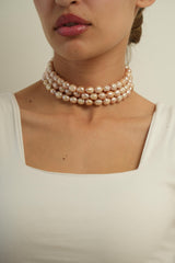 Choker en perles