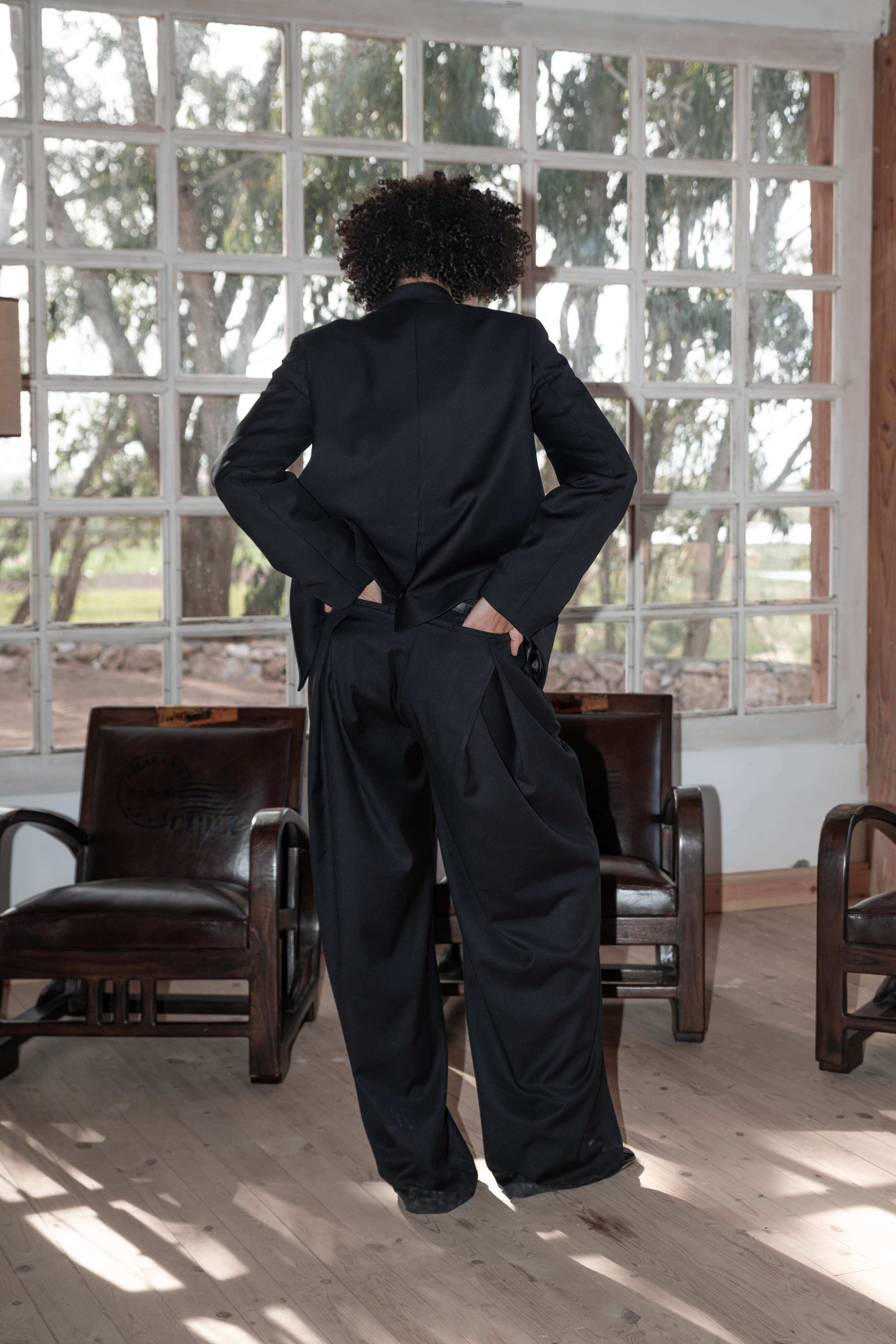 Cross Tuck Pants