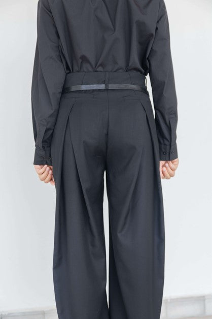 Cross Tuck Pants