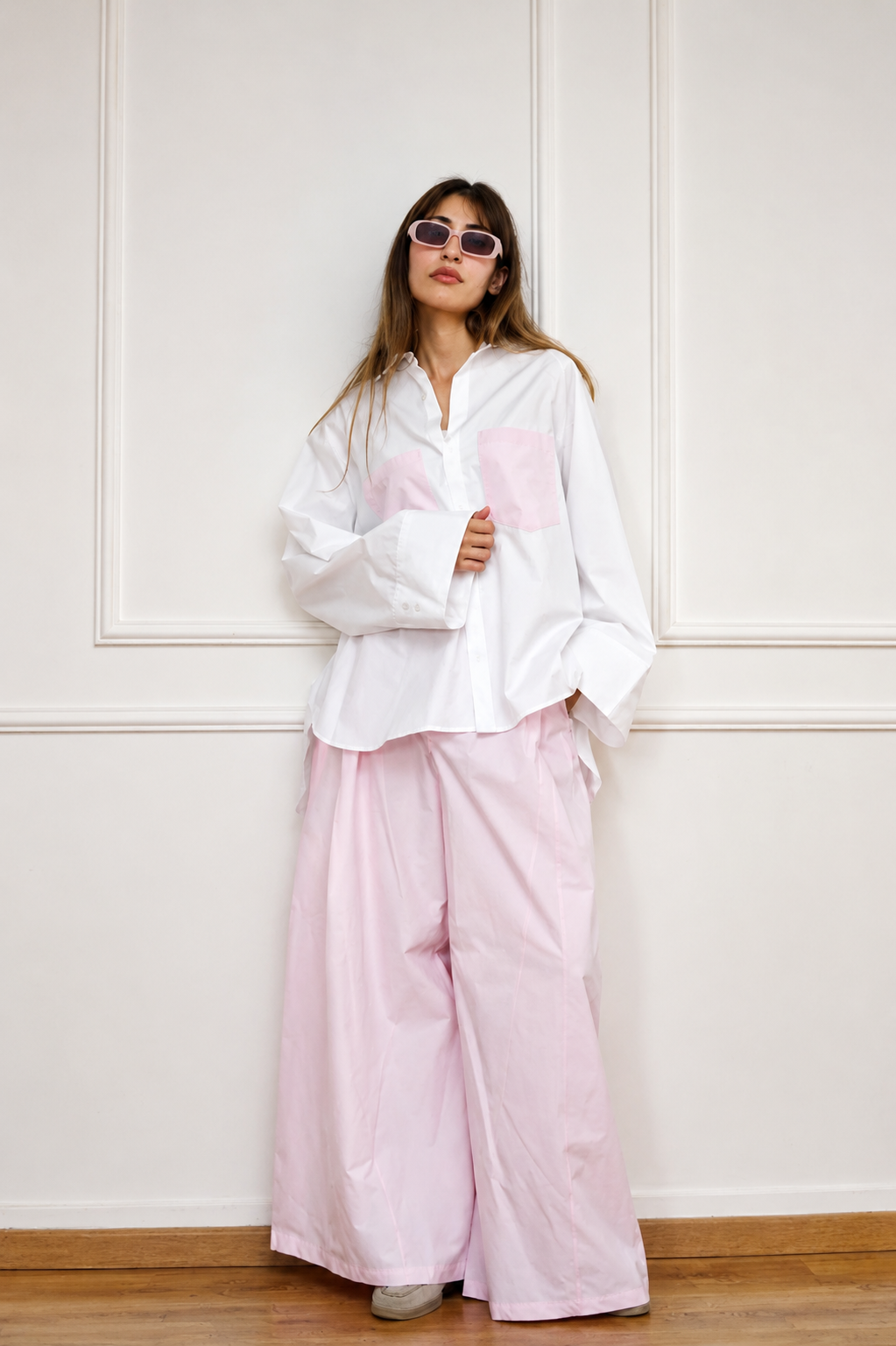 NORA - Ensemble assorti - Blanc et rose