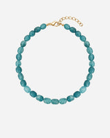 Collier en Agate Bleue