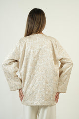Veste brocard beige