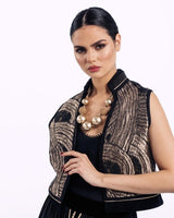 GILET BROCADE