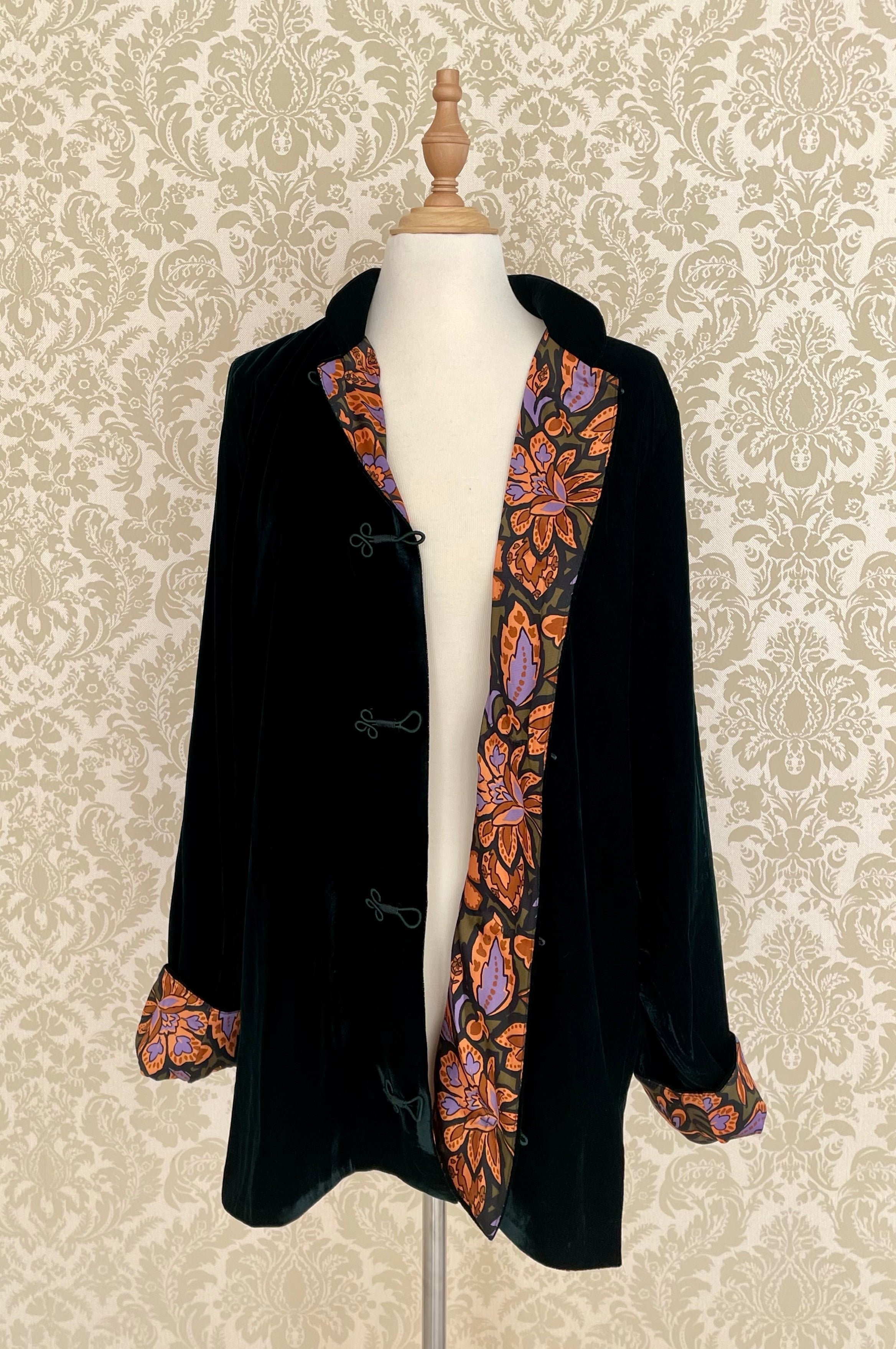 Veste velours avec doublure