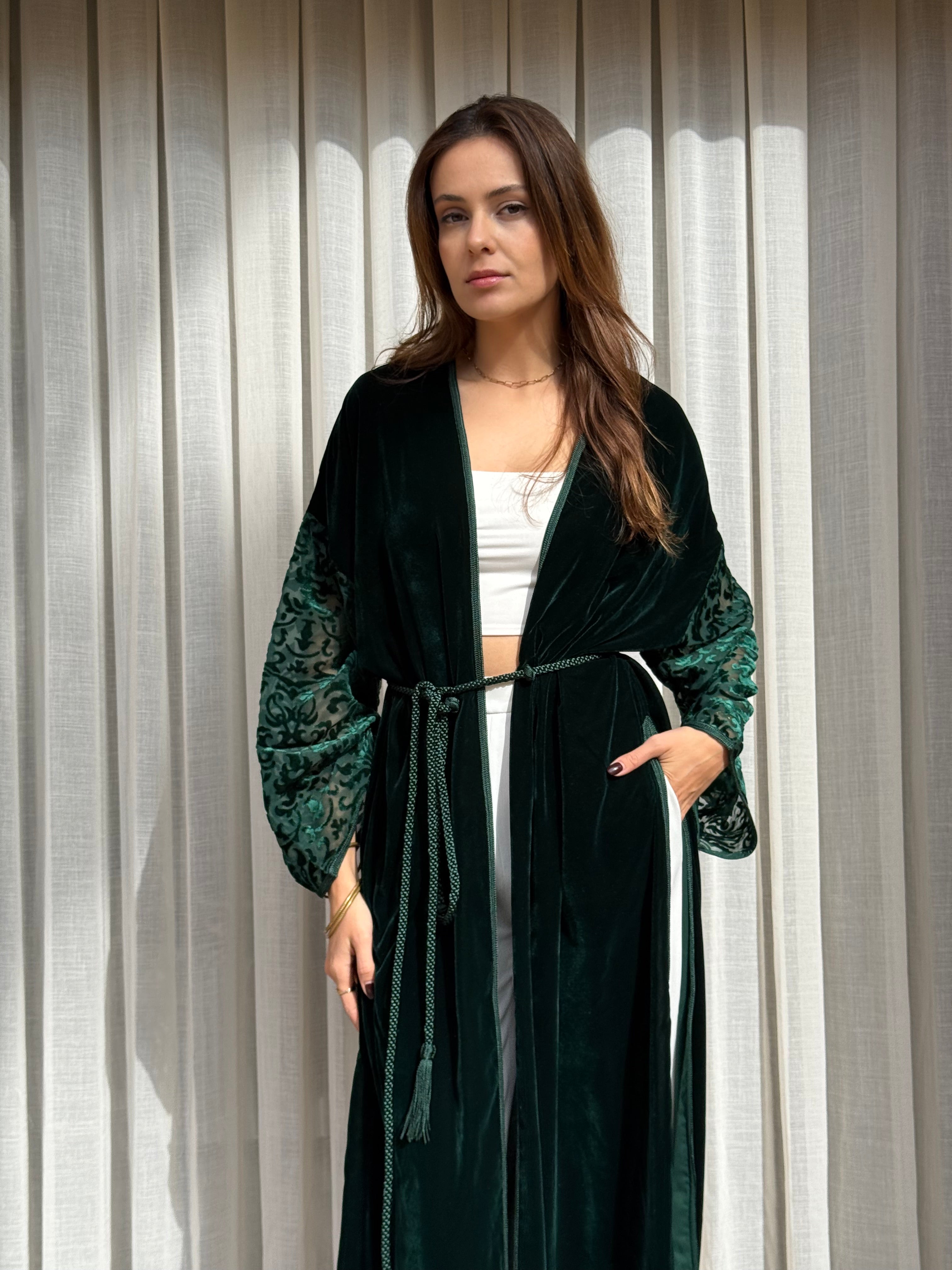 Kimono Emeraude avec  Mejdoul