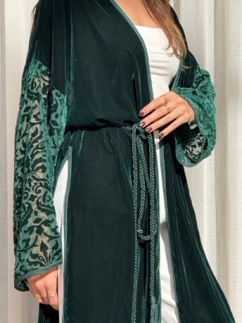 Kimono Emeraude avec  Mejdoul