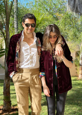 Veste velours avec doublure