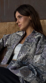 Veste Assilah violet