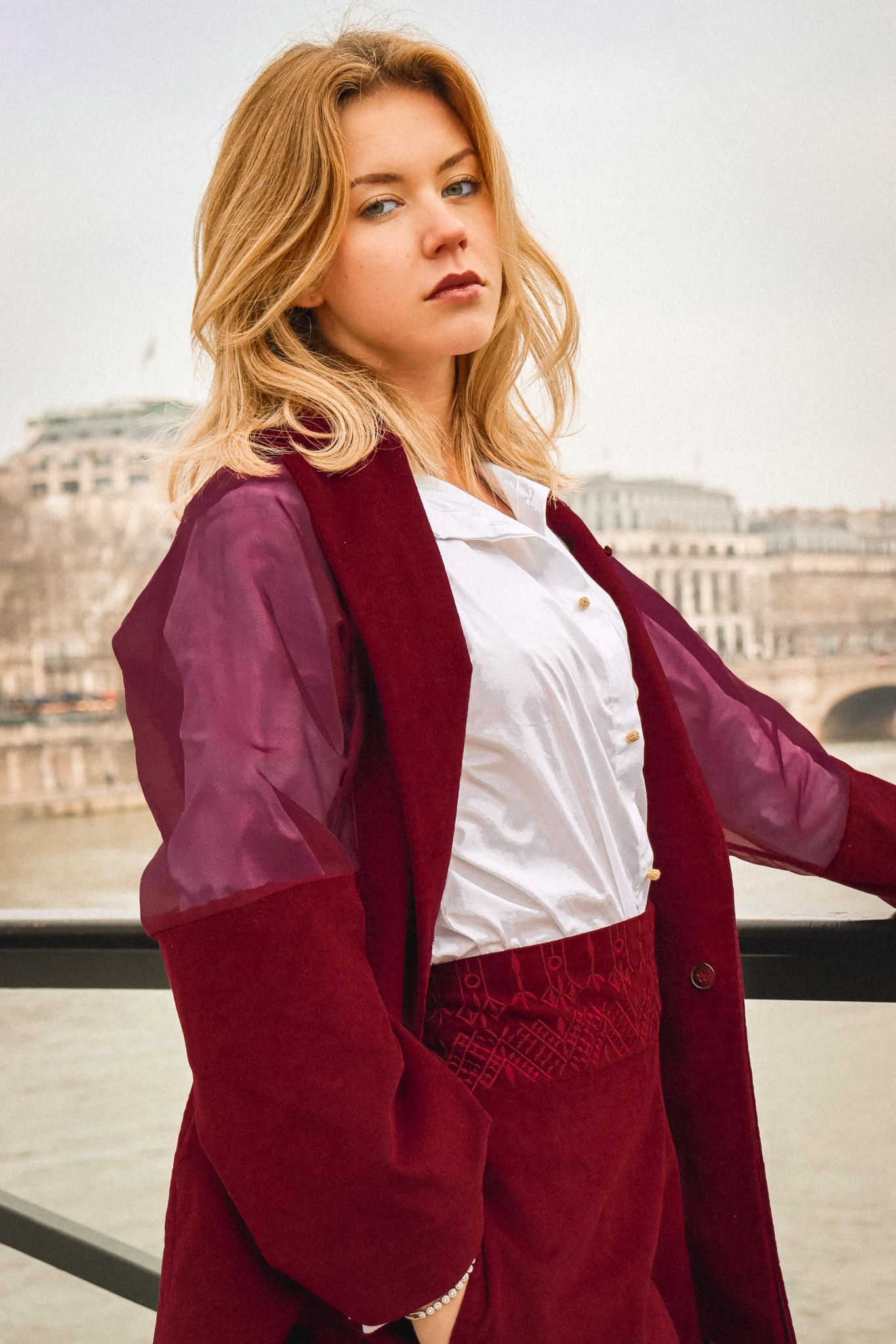 Pantalon Bordeaux