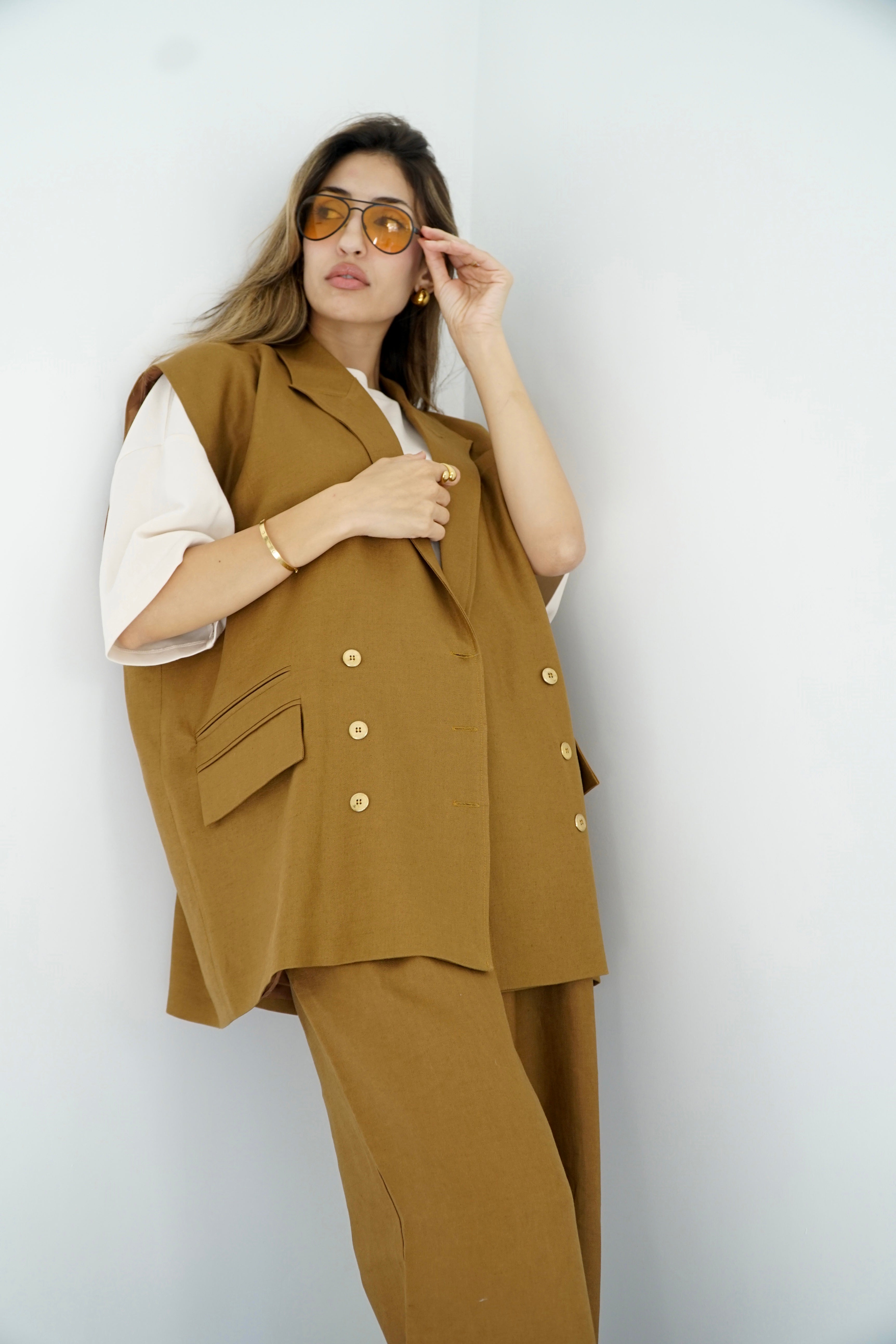 NALA - Ensemble tailleur assorti - Camel