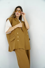 NALA - Ensemble tailleur assorti - Camel