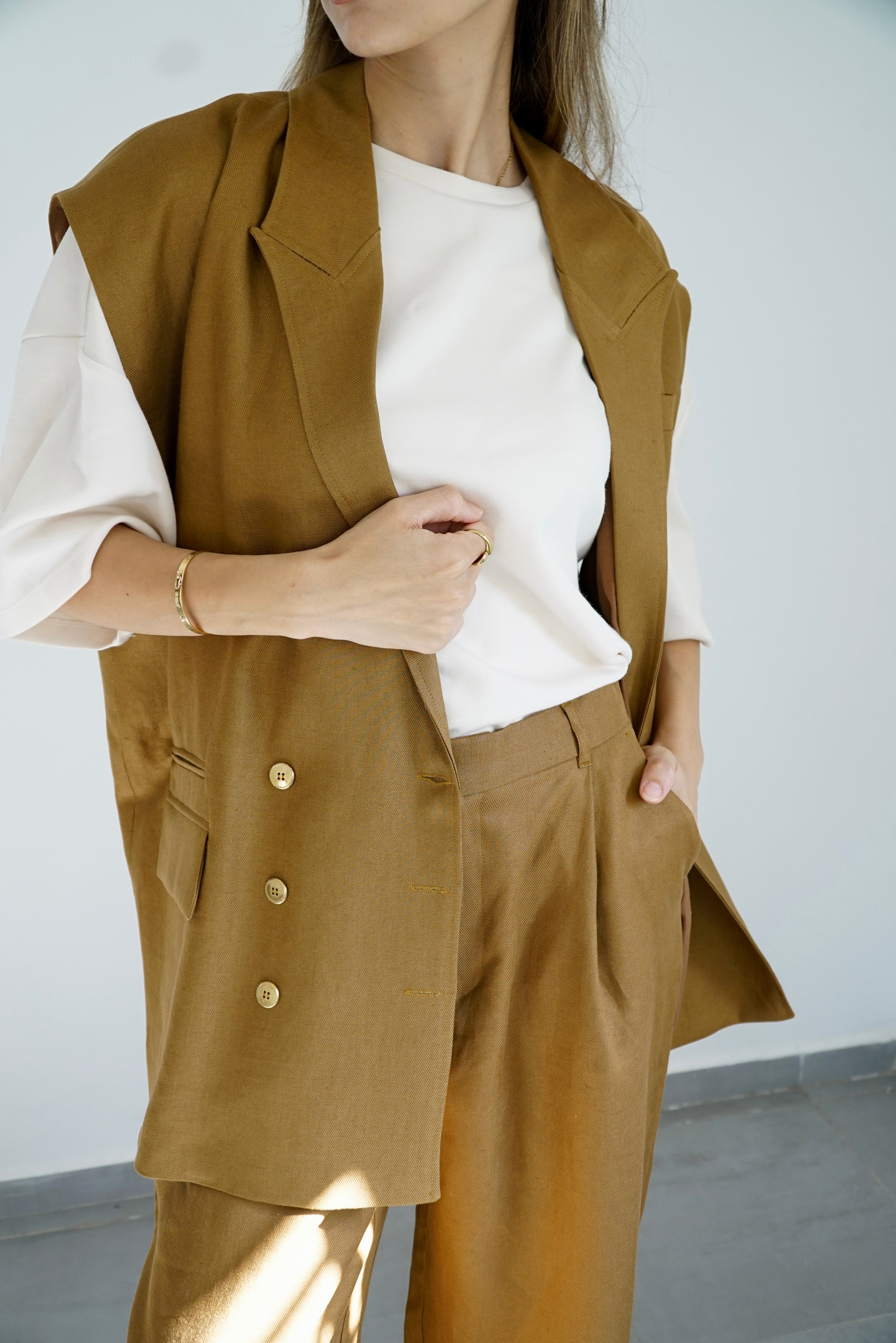 NALA - Ensemble tailleur assorti - Camel