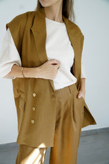 NALA - Ensemble tailleur assorti - Camel