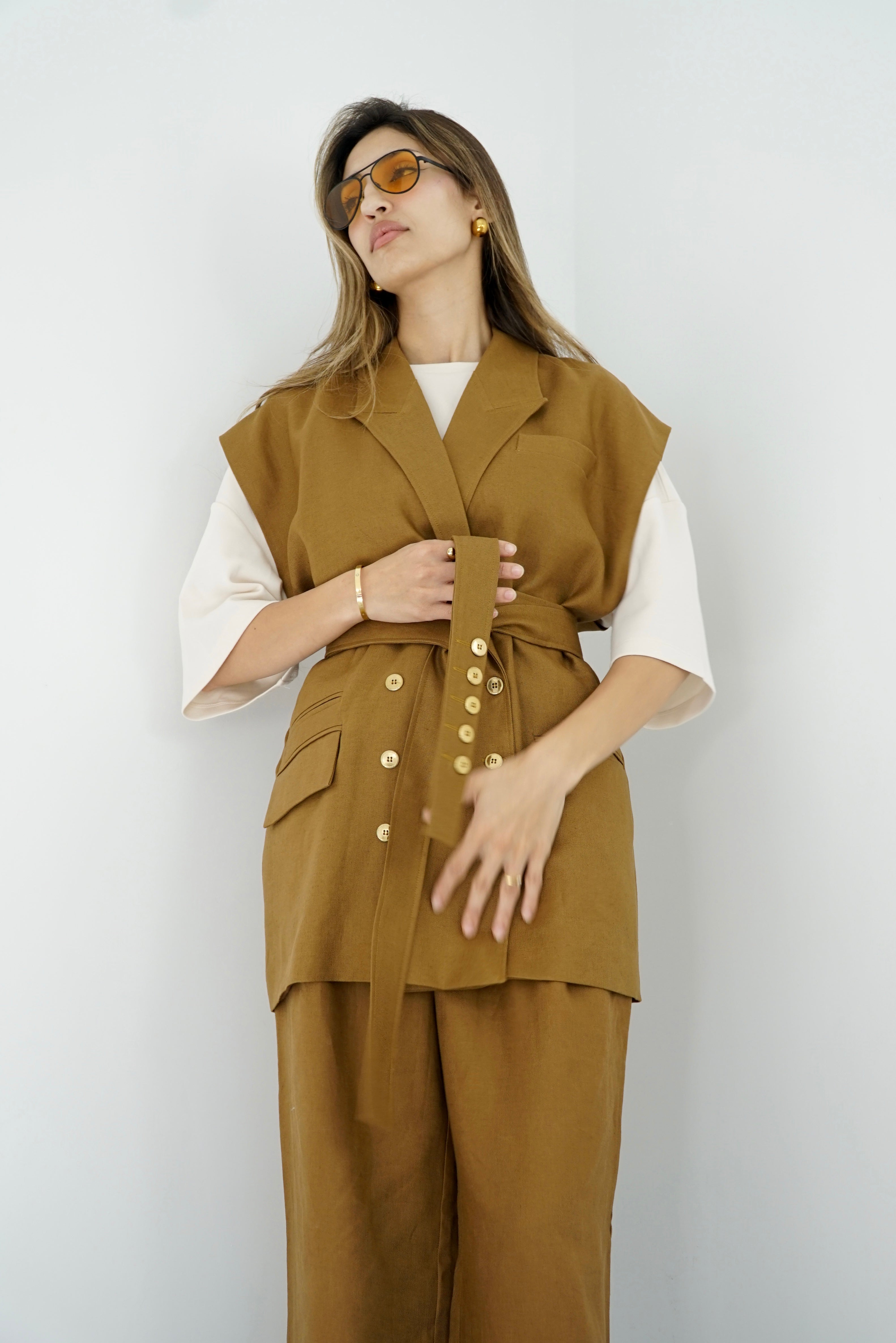 NALA - Ensemble tailleur assorti - Camel