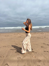 Pantalon Selk Motifs double face