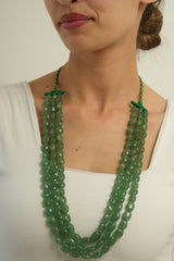 Multi-strand pearl sautoir