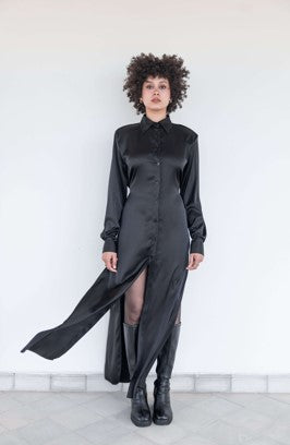 Satin Maxi Dress