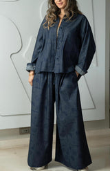 Ensemble baggy denim