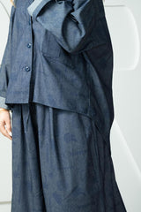Ensemble baggy denim