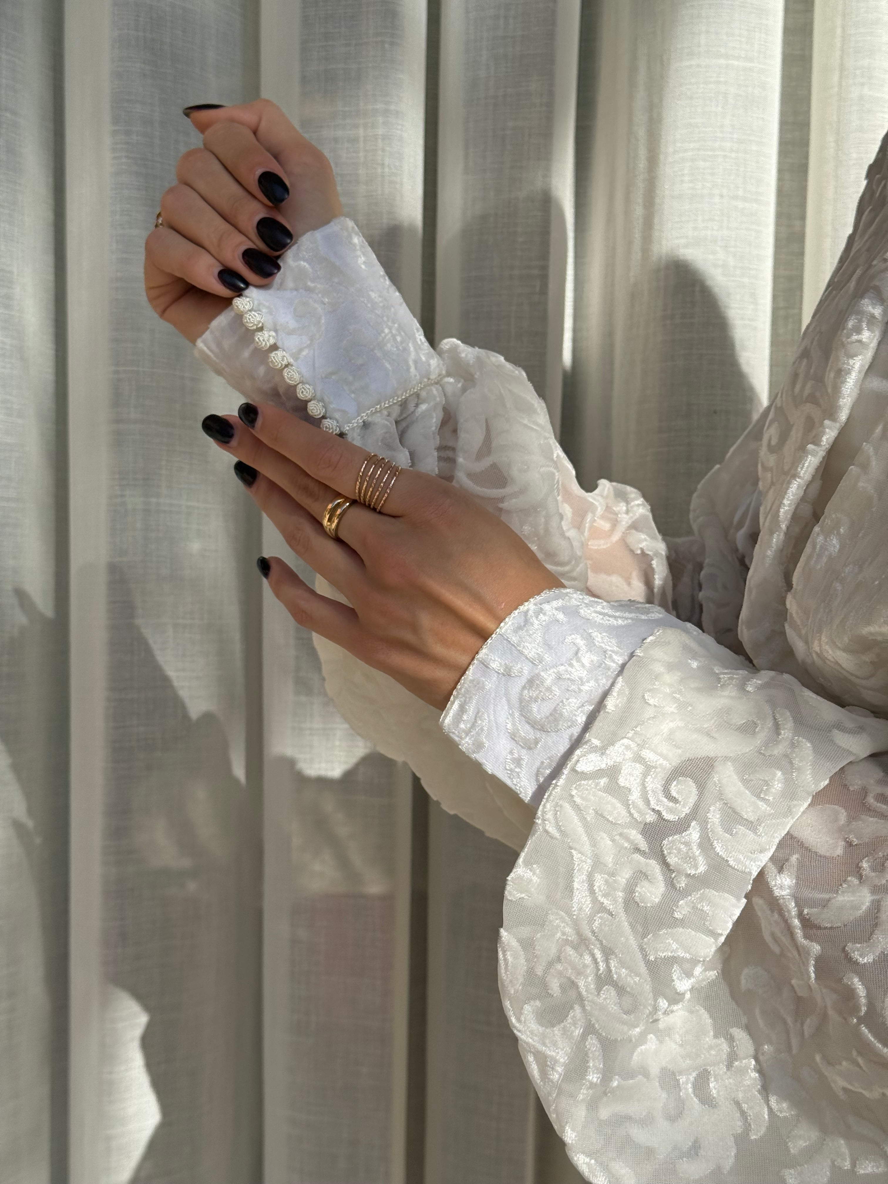 Beige brocade jacket