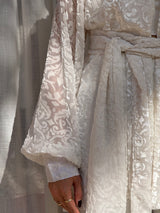 Beige brocade jacket