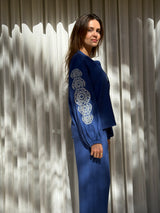 Beige brocade jacket