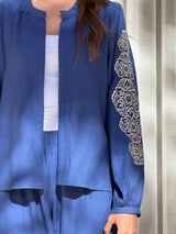 Beige brocade jacket